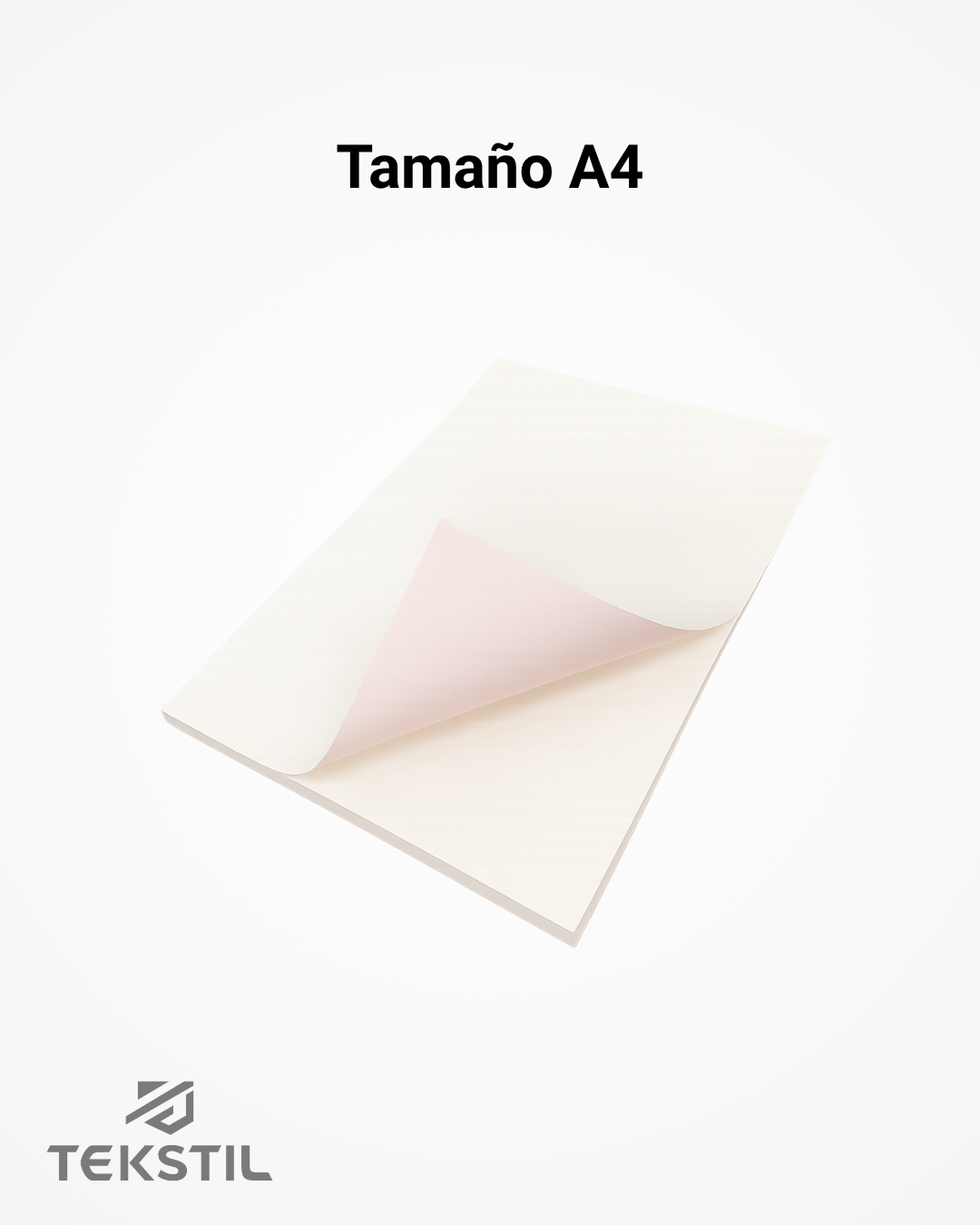 Papel para Sublimar A4 | Reverso Rosado