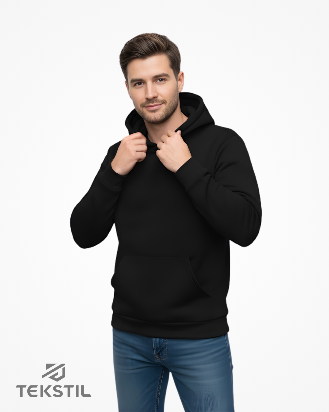 Sudadera Negra para DTF